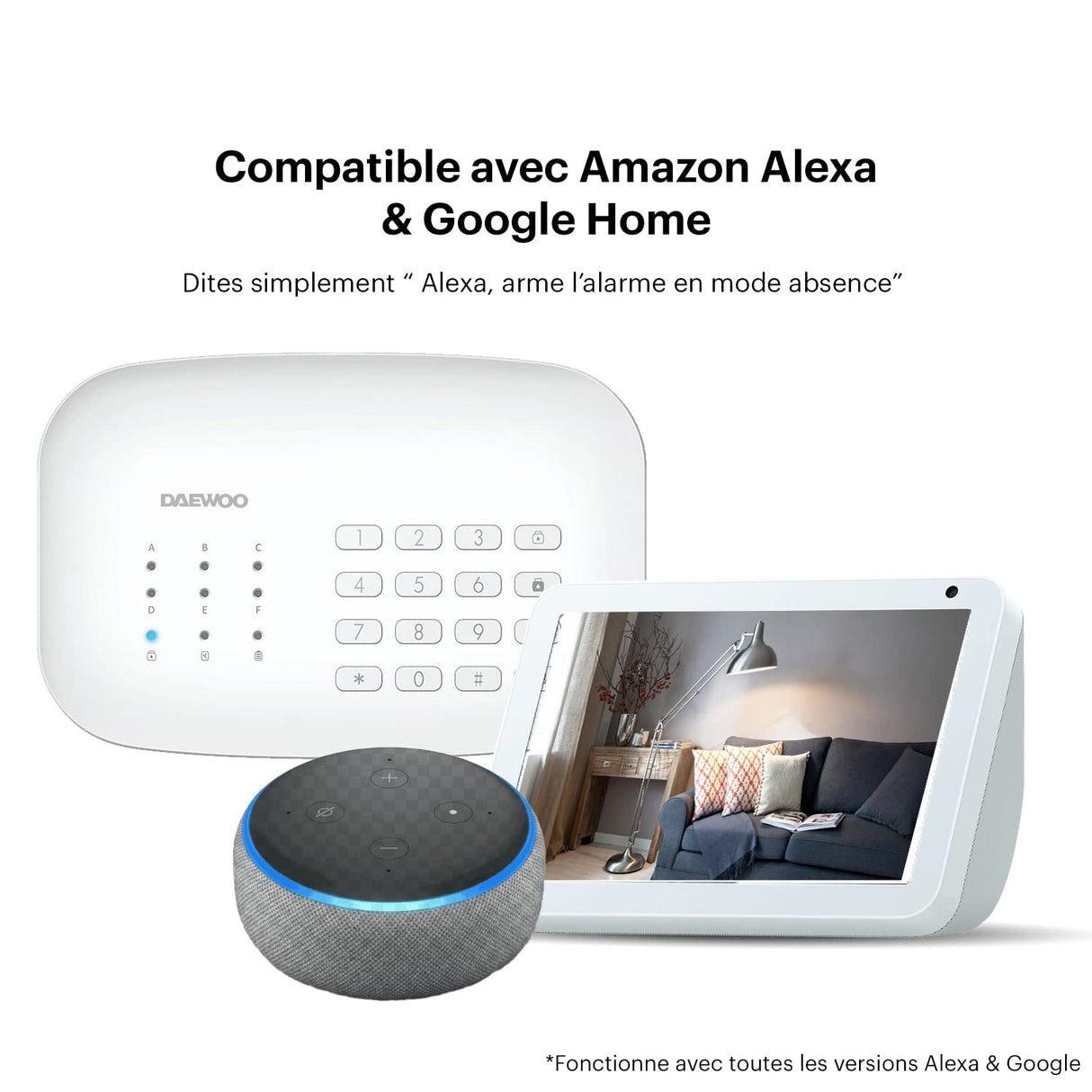 Daewoo Sistema de Alarma Inteligente WiFi/gsm, SA603