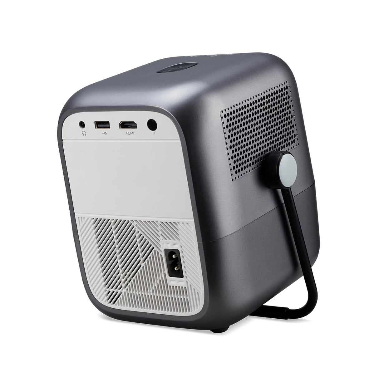 Acer - AOpen QF23s Powered by Acer LCD LED Beamer - 1080p Full HD (1920 x 1080 píxeles), 6.500 lúmenes LED, Contraste 1000:1, Keystone, 2 x 3 W Altavoces, HDMI (HDCP), WiFi, Plata, Portable/móvil