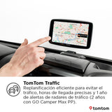 TomTom GPS para Autocaravana GO Camper MAX de 2. Gen. Premium Pack,Pantalla de 7" con PDI, actualizaciones por Wi-Fi, TomTom Traffic, perfiles de vehículo, Accesorios Premium