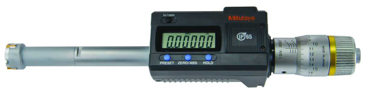 Mitutoyo – 468 – 278 serie 468 Digimatic holtests tres interior micrometre, 8 "-9/203.2 mm-228.6 mm gama