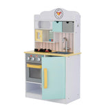 Cocina de Juguete de Madera con Utensilios de Teamson Kids Horno NiñosTD-11708AR