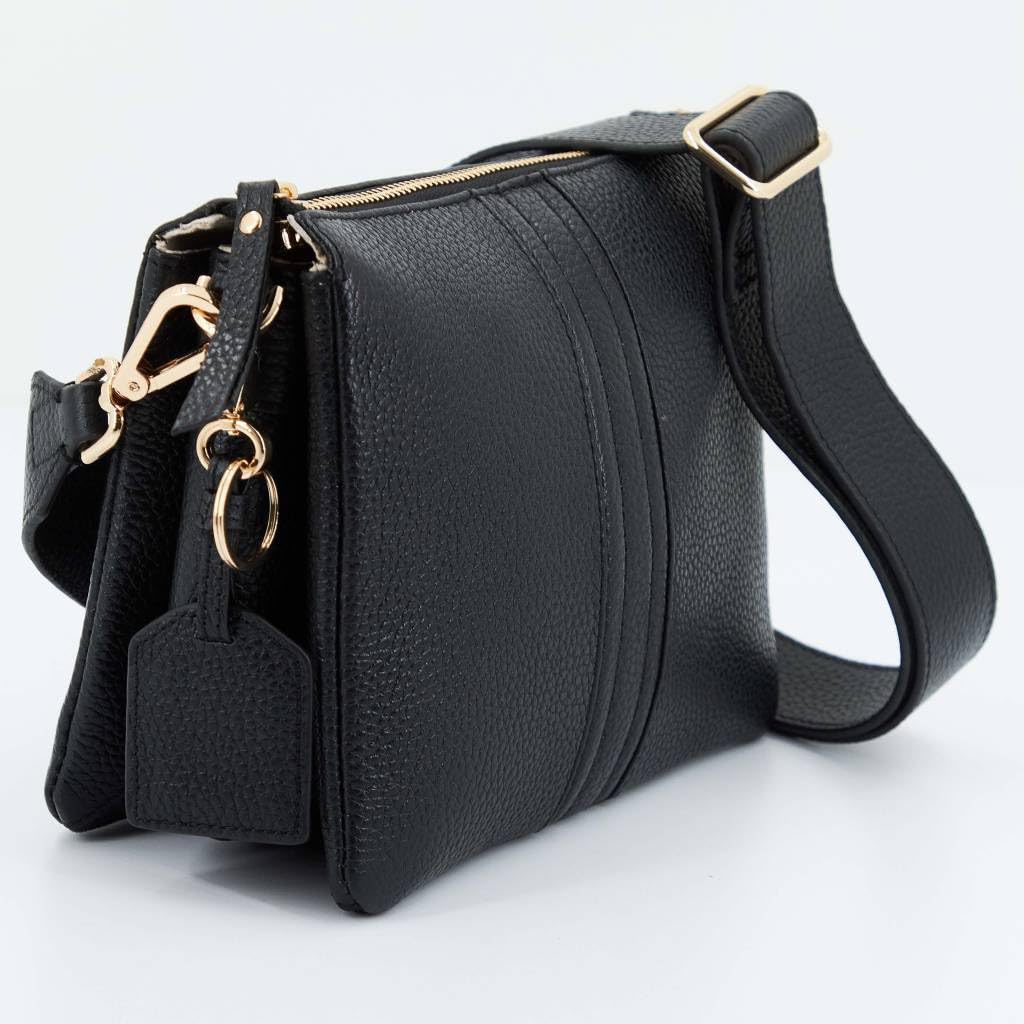 Geox D Clarissy, Bolsa para Mujer, Negro, Einheitsgröße