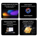 Xiaomi Pad 7 Pro Matte Glass Version - Tablet de 11,2" 3,2K (Snapdragon 8s Gen 3, 12GB RAM, 512GB ROM, 4 Altavoces, WiFi 7, batería de 8850 mAh, Cargador no Incluido), Gris (Versión ES)