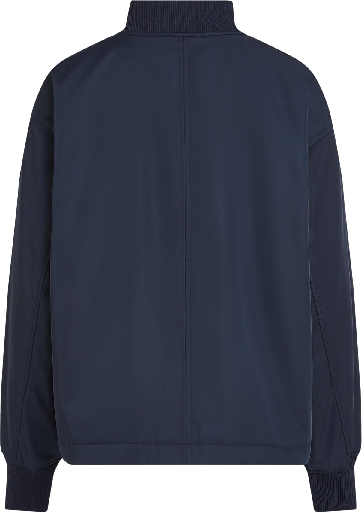 Tommy Hilfiger Cazadora Bomber Mujer Casual Nailon fina, Azul (Dark Night Navy), L
