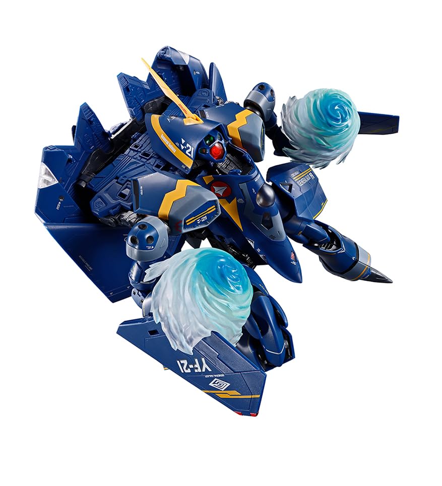 TAMASHII NATIONS - Macross Plus - YF-21 (Guld Goa Bowman Use), Figura Bandai Spirits DX Chogokin