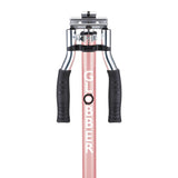Globber - Flow Element Lights - Patinete Plegable de 2 Ruedas con luz LED, Freno Trasero y Manillar Ajustable, Desde los 5 años, para niños y Adolescentes - Rosa Dorado