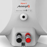 Audibax Elipse 5 Altavoces Sonorización HiFi 5" 2 Vías con Soporte Pared. Blancos Pareja