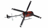 Amewi AFX-105 X Helicóptero 4 Canales 6G RTF Rojo, Blanco y Negro RC Control Remoto