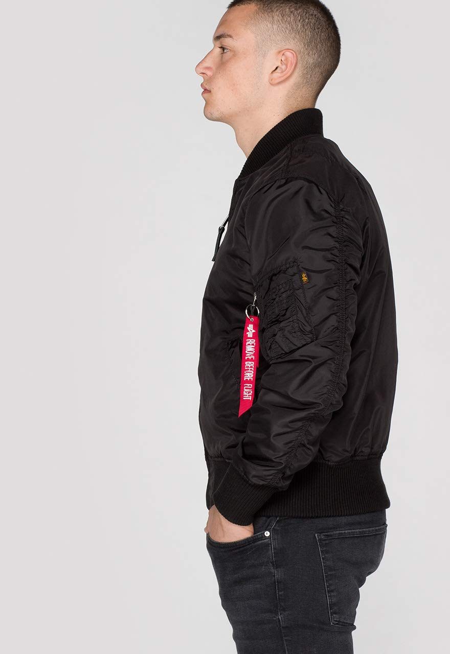 Alpha Industries MA-1 TT Chaqueta Bomber, Hombre, Negro (Black - 03), XL