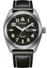 Citizen Reloj Analógico para Hombres de Eco-Drive con Correa en Cuero BM8560-29E