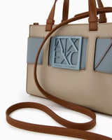 Armani Exchange Essential, Susy, Logotipo Cuadrado, Medium Muerto para Mujer, Pisco/Dry Gin, Einheitsgröße