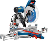Bosch Professional GCM 12 GDL - Ingletadora telescópica (2000 W, Ø disco 305 mm, Soft Start, brazo deslizante, láser doble)
