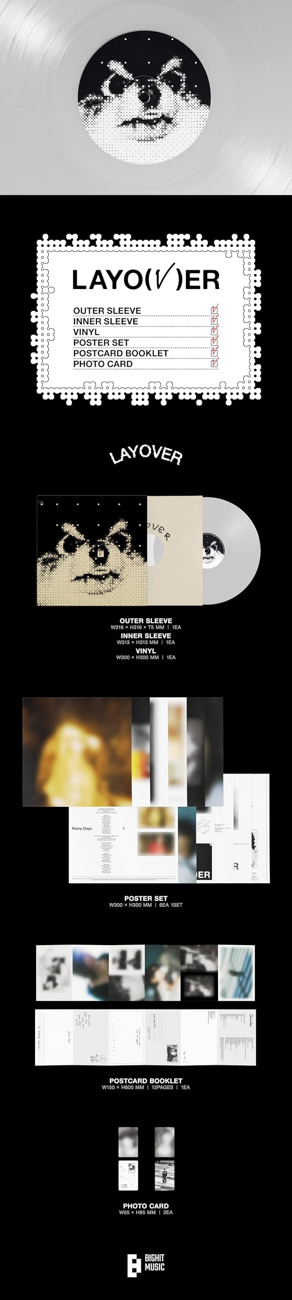 Layover - Vinilo Gris
