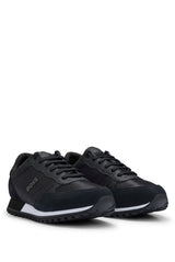 BOSS Hombres Parkour-L_Runn_NY_N Sneaker Negro 47 EU