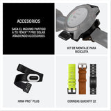 Garmin fēnix 7 Pro Solar, Reloj GPS Multideporte con Carga Solar, Pantalla táctil, Linterna LED, frecuencia cardíaca, mapas, música y 22 días de batería, Negro