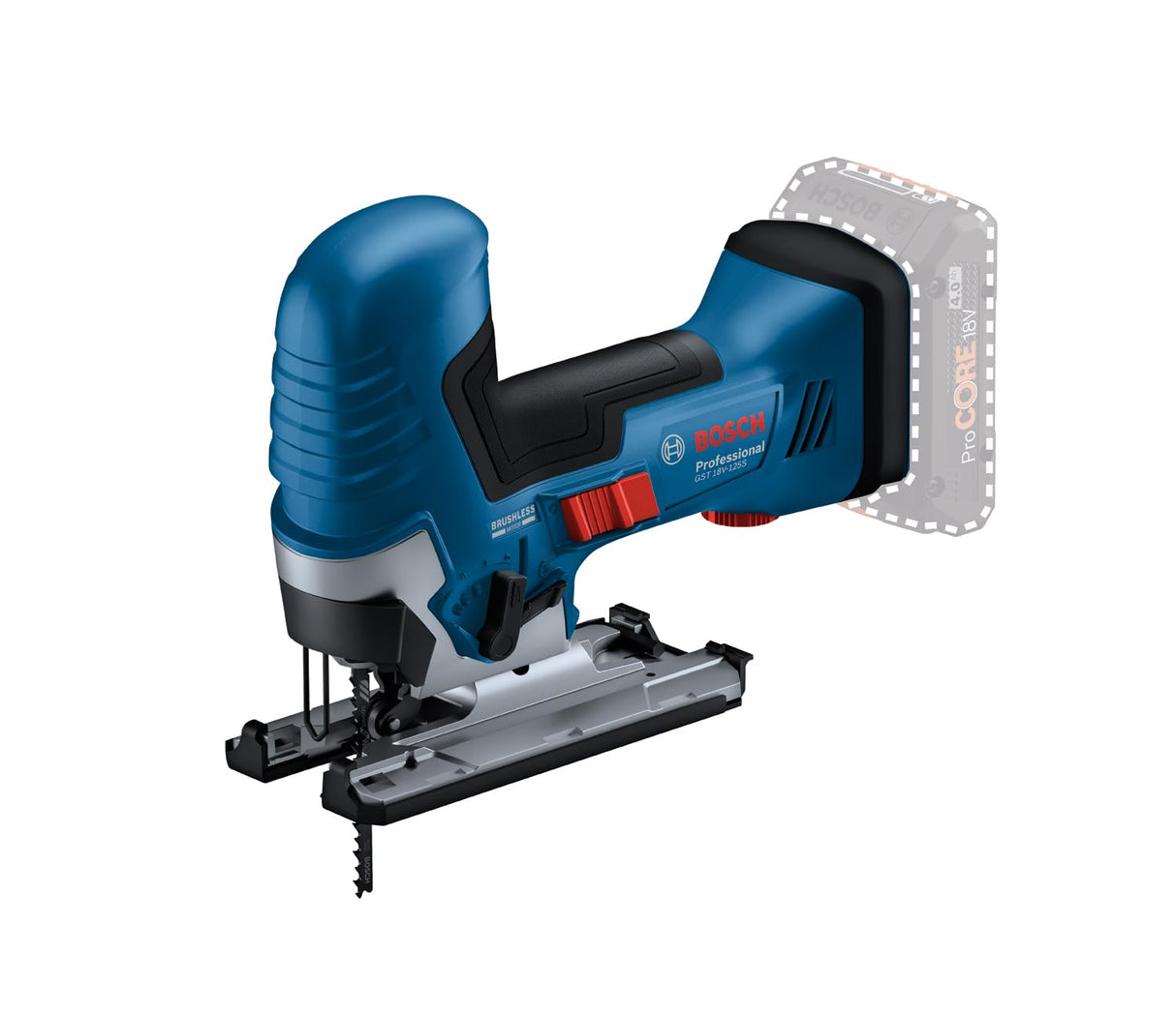 Bosch Professional Juego de GSR 18V-55 + GST 18V-125 S + GKS 18V-57-2 + GSA 18V-28 + GDX 18V-200 (incluye 3 baterías de 4,0 Ah, cargador GAL 18V-40, en bolsa de herramientas grande)