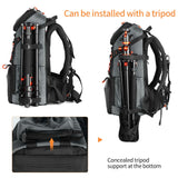 K&F Concept Mochila para Cámara, Mochila Fotográfica Profesional, 32L Mochila Fotografia Multifuncional Bolsa para Cámara Impermeable Resistente, Compartimento para Portátil de 15.6 Pulgadas