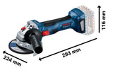 Bosch Professional 18V System GWS 18V-7 - Amoladora angular a batería (Brushless, Ø 125 mm, 11000 rpm, sin batería, en L-BOXX)