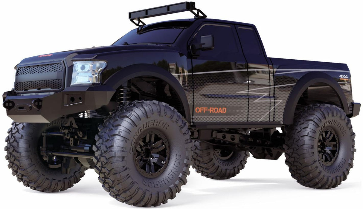 Amewi Dirt Climbing Pickup Crawler 4WD 1:10 RTR Negro RC Control Remoto