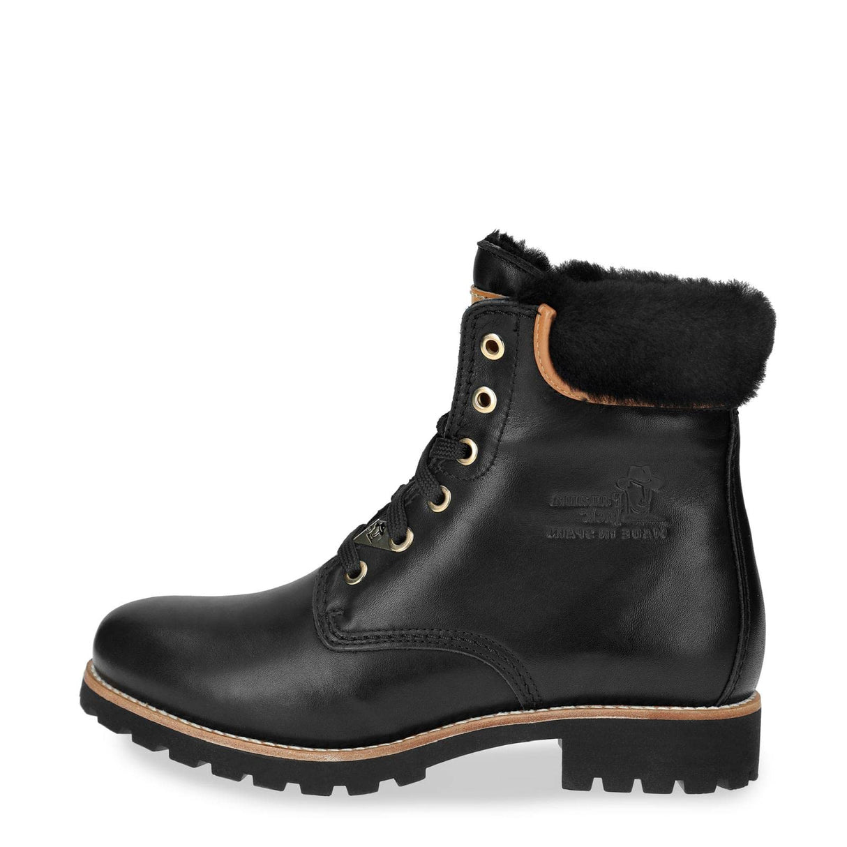 Panama Jack Panama 03 Igloo Travelling, Botas Militar Mujer, Negro (Negro B2), 36 EU