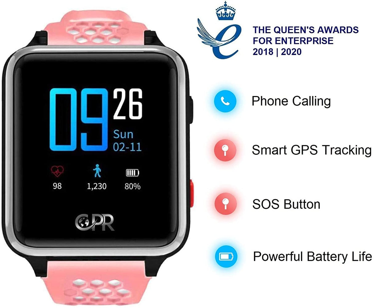 Reloj Inteligente CPR Guardian 2 para niños – teléfono y localizador portátil Que combina una función de Asistencia de Emergencia, Llamadas de Voz y Seguimiento de ubicación en un Solo Reloj