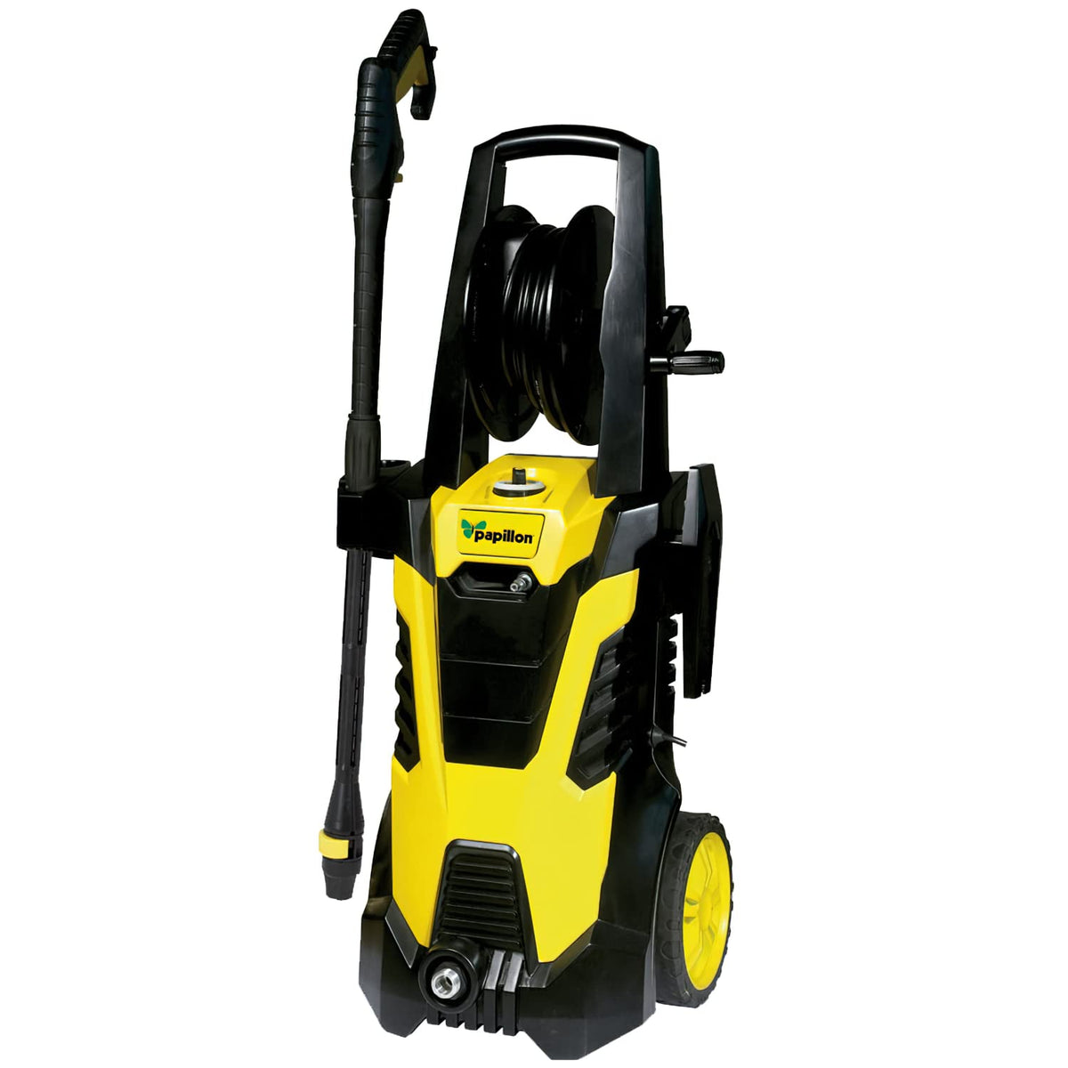Papillon - Hidrolimpiadora Agua Fria Presion Maxima Caudal 420 litros a la Hora. 2200 W. con Función Auto Stop, Multicolor, 165 Bares / 2.200 Watt