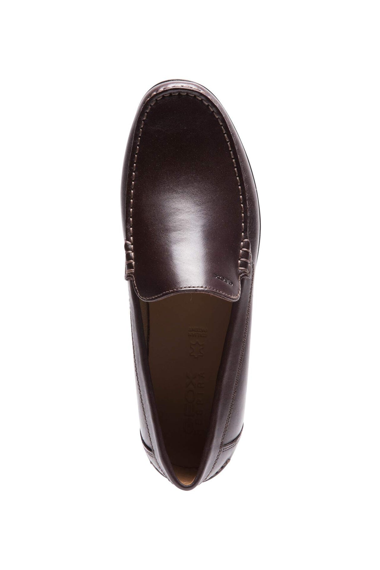Geox U Siron A, Mocasines Hombre, Marrón Coffee, 43 EU