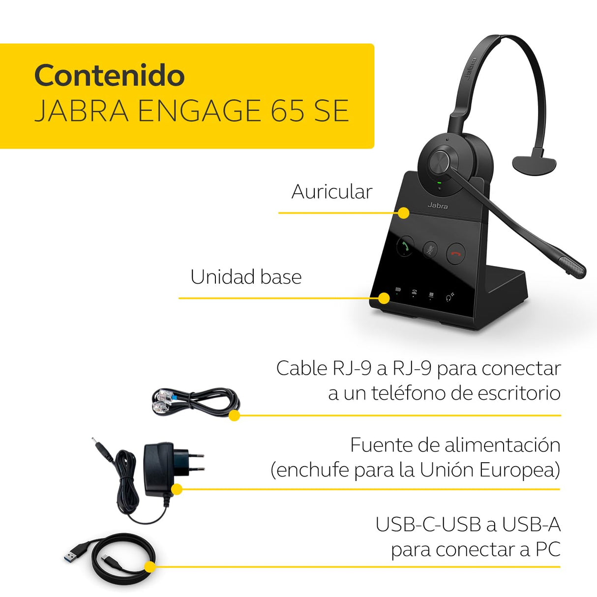 JABRA ENGAGE 65 SE MONO
