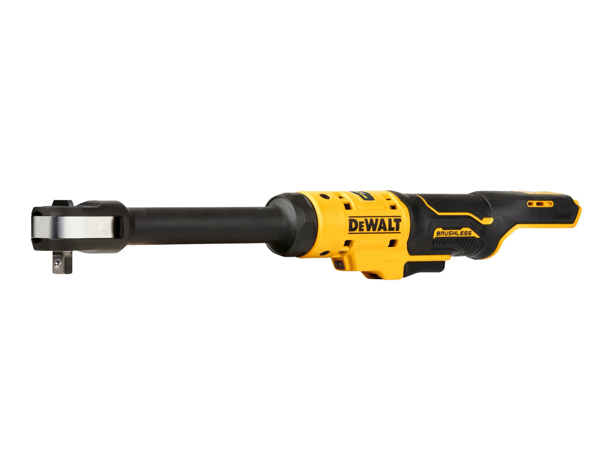 DEWALT DCF503EN-XJ - Llave de carraca 12V XR 3/8“, Motor sin escobillas, 80 Nm para trabajos de atornillado pesados, Dirección derecha/izquierda, Luz LED, No incluye batería ni cargador