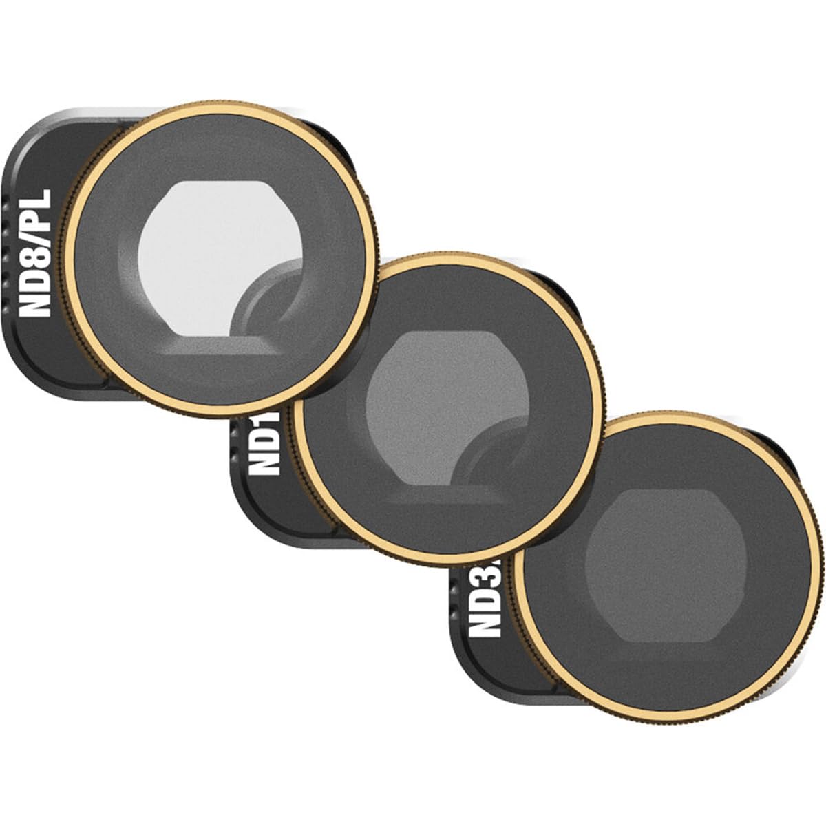 PolarPro - dji Mini 3 Pro - Vivid - ND8/PL + ND16/PL + ND32/PL (3-Pack) - Ultra-Lightweight Aluminum - Precisely Engineered - Horizontal and Vertical Shooting Modes - Color Neutrality