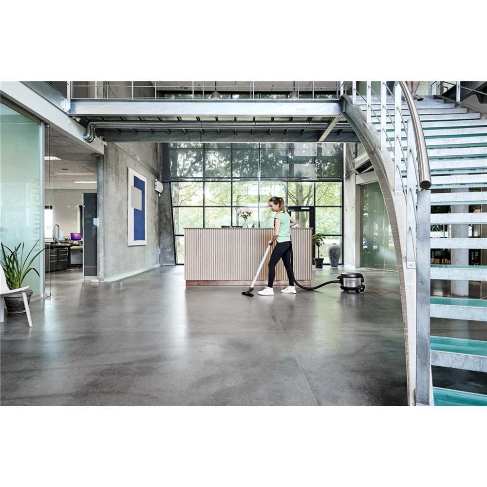 Nilfisk Silber VP930 Pro HEPA S2 EU Aspirador Profesional, Filtro HEPA, Aspirador con Cable de alimentación extraíble, Aspirador, Aspirador seco 107420633, Plateado