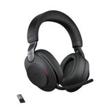 Jabra Evolve2 85 Auriculares Inalámbricos Estéreo con Cancelación de Ruido - Certificados para plataformas UC - Batería de Larga Duración - Adaptador Bluetooth USB-A - Negro