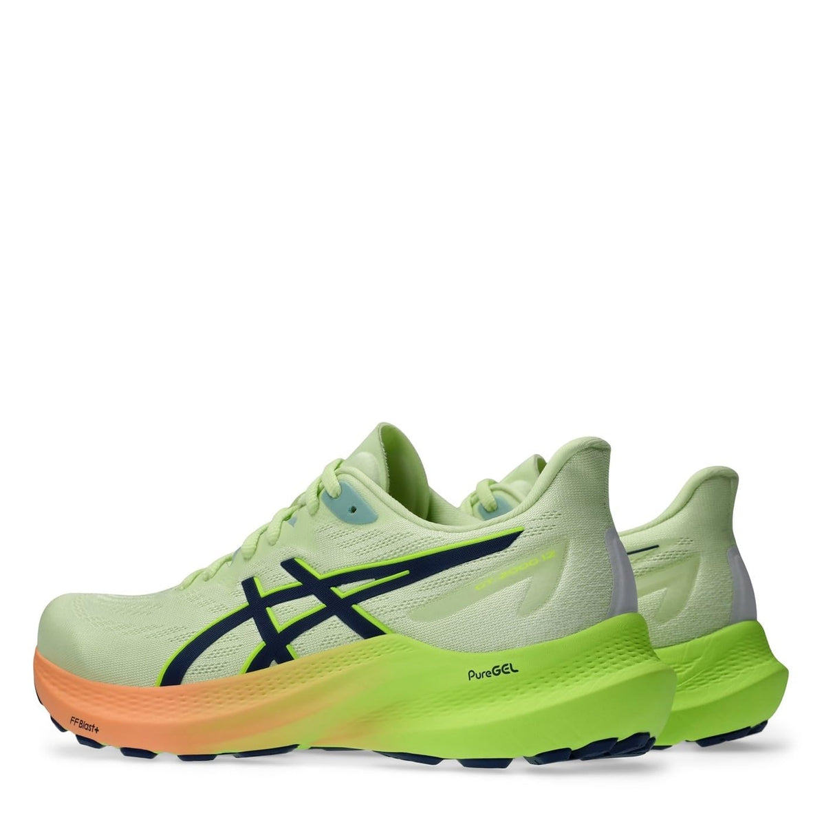 ASICS GT-2000 12, Sneaker Mujer, Cool Matcha/Blue Expanse, 36 EU