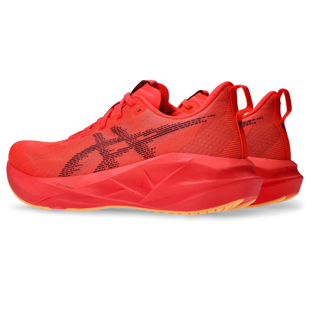 ASICS Novablast 5, Sneaker Hombre, Flash Red Edo Purple, 43.5 EU