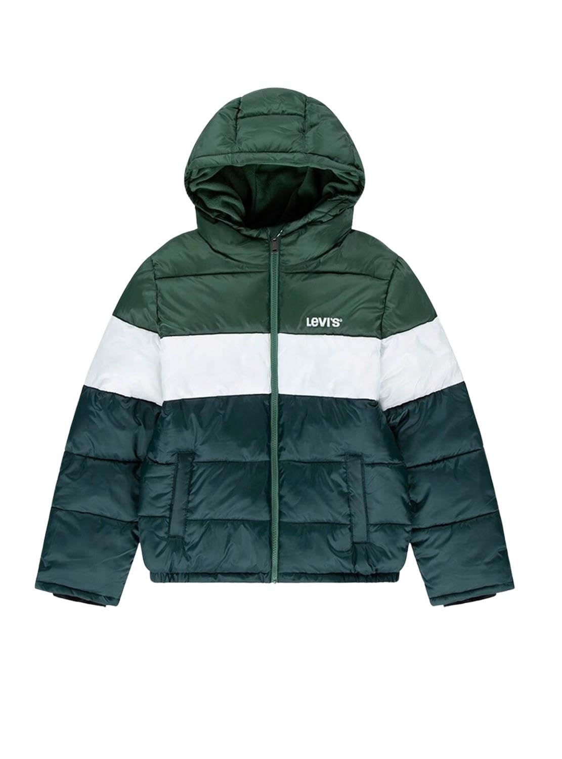Levi's Lvb-Cojín de Bloque de Color para niño Chaqueta, Bistro Green, 10 años para Niños