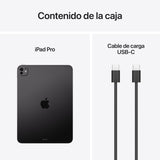 Apple iPad Pro de 11″ (M5): Pantalla Ultra Retina XDR, cámara Frontal de 12 Mpx en Horizontal y cámara Trasera de 12 Mpx, Wi-Fi 7 con el Chip N1 de Apple, 256 GB — Negro Espacial