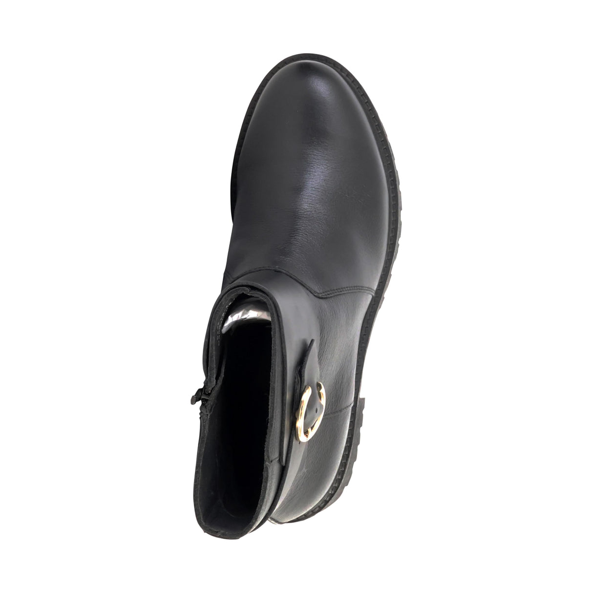 Geox D Hoara B, Bota de Tobillo Mujer, Negro, 38 EU