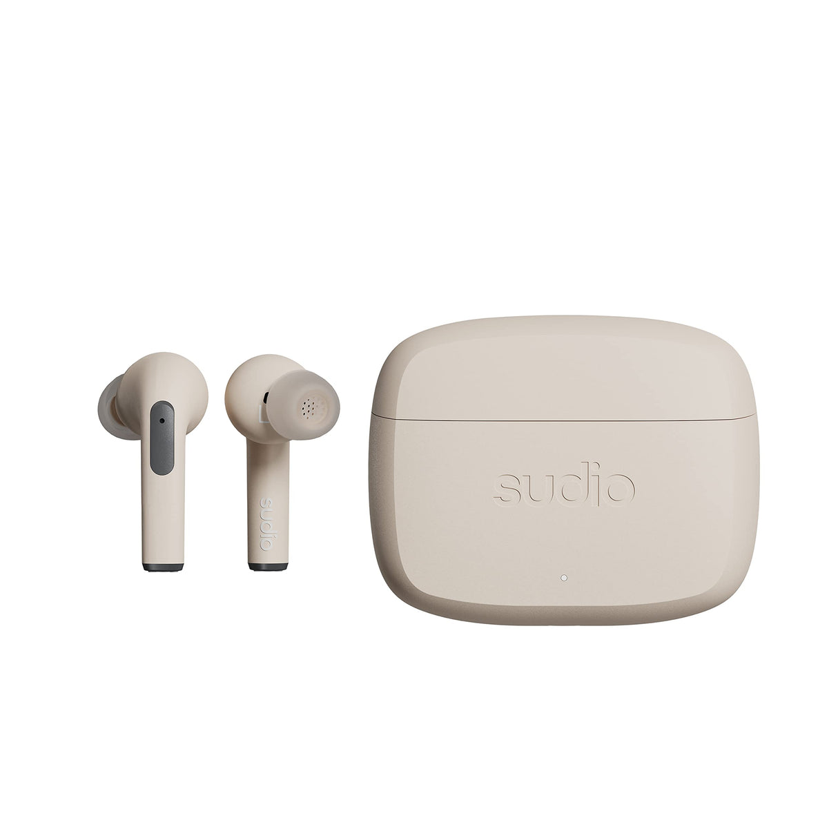 Sudio N2 Pro - Auriculares intrauditivos Bluetooth con ANC, conexión multipunto, IPX4, USB-C y Carga inalámbrica, micrófono, 30 Horas de reproducción con Estuche de Carga (Beach Sand)