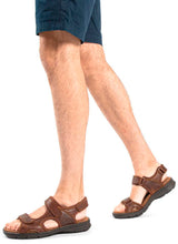 Panama Jack Salton Basics, Sandalias con Punta Abierta Hombre, Marrón (Cuero C4), 43 EU