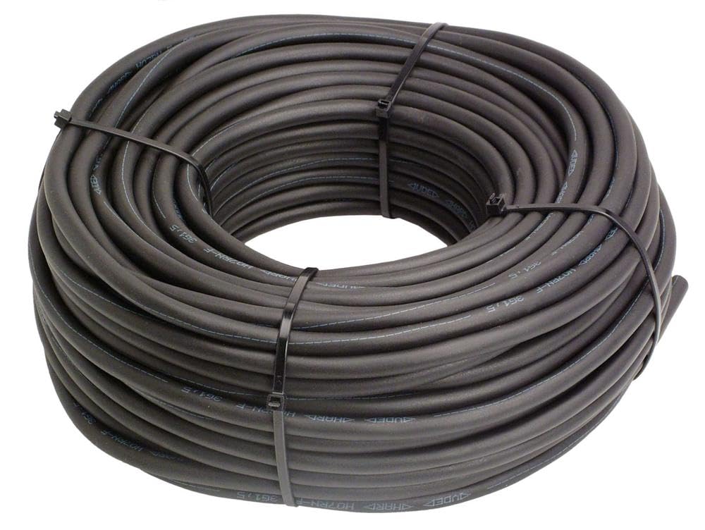 as - Schwabe 10020 Cable - Línea - 50m H07RN-F 3G2,5 negro, comercial, obra, IP44