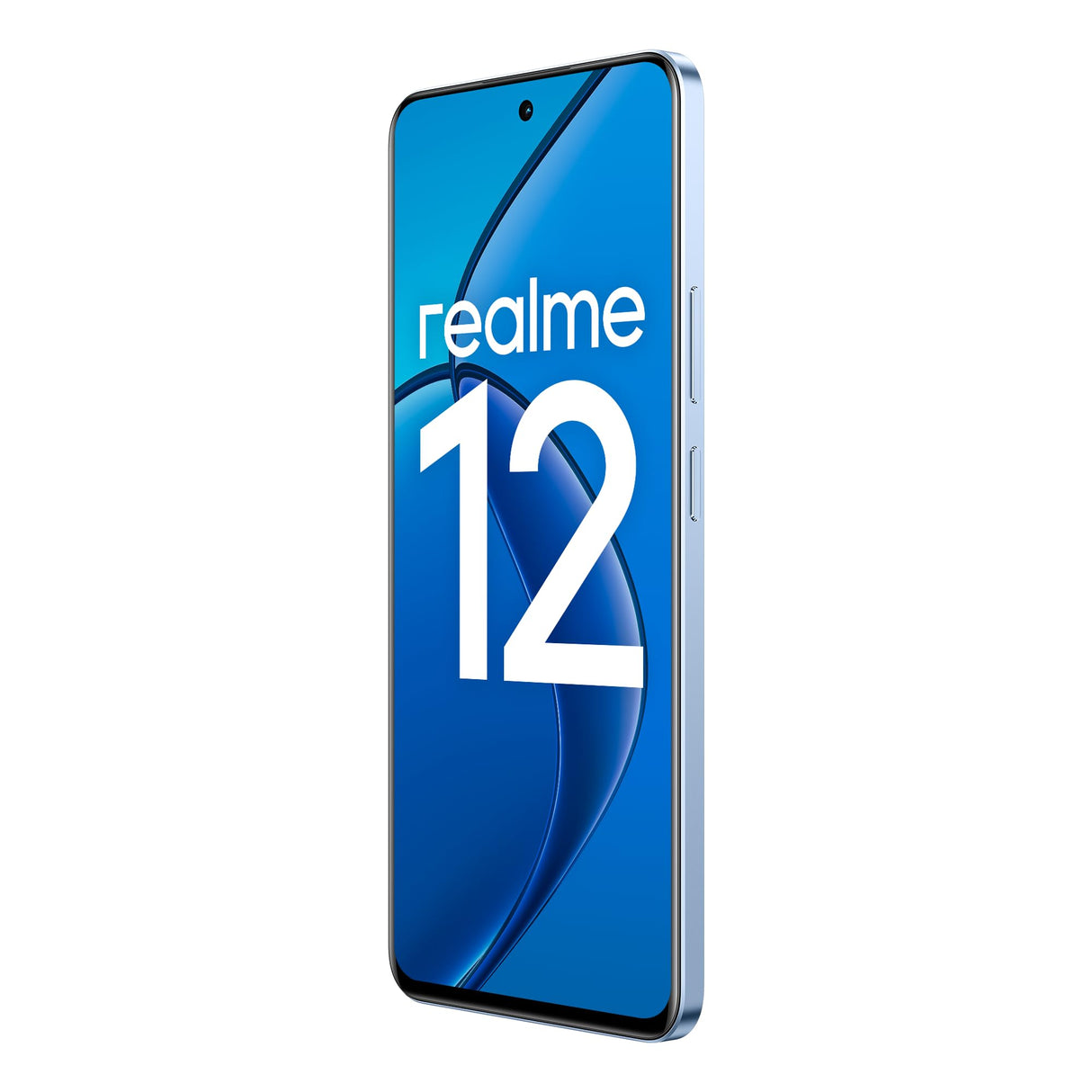 realme Teléfono Móvil 12 4G 8+256 GB,Procesador Qualcomm Snapdragon 685,Pantalla AMOLED ultrafluida de 120 Hz, Sony LYT-600 OIS Portrait Camera,Gran batería de 5000 mAh,Azul,sin Adaptador
