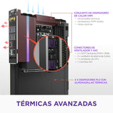 NZXT Placa Base para Juegos N9 X870E - AMD X870E AM5 ATX para Ryzen 9000/8000/7000-20+2+1, DDR5, 4X M.2, PCIe 5.0, 5GbE – Cubierta de Metal Completo, Pestillos de liberación rápida M.2 – Negro
