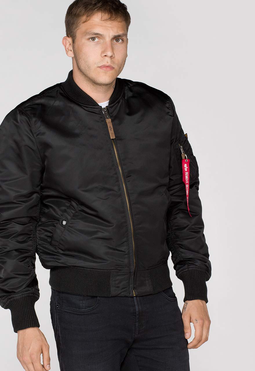 Alpha Industries 191118-3-L Chaqueta, Hombre, Negro (Black 3), Large (Tamaño del fabricante: L)
