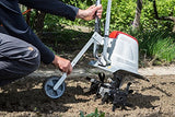 IKRA motoazada eléctrica motocultor cultivador Fem 1500, Ancho útil 17-45cm, 1500W, Incl. arado aporcador