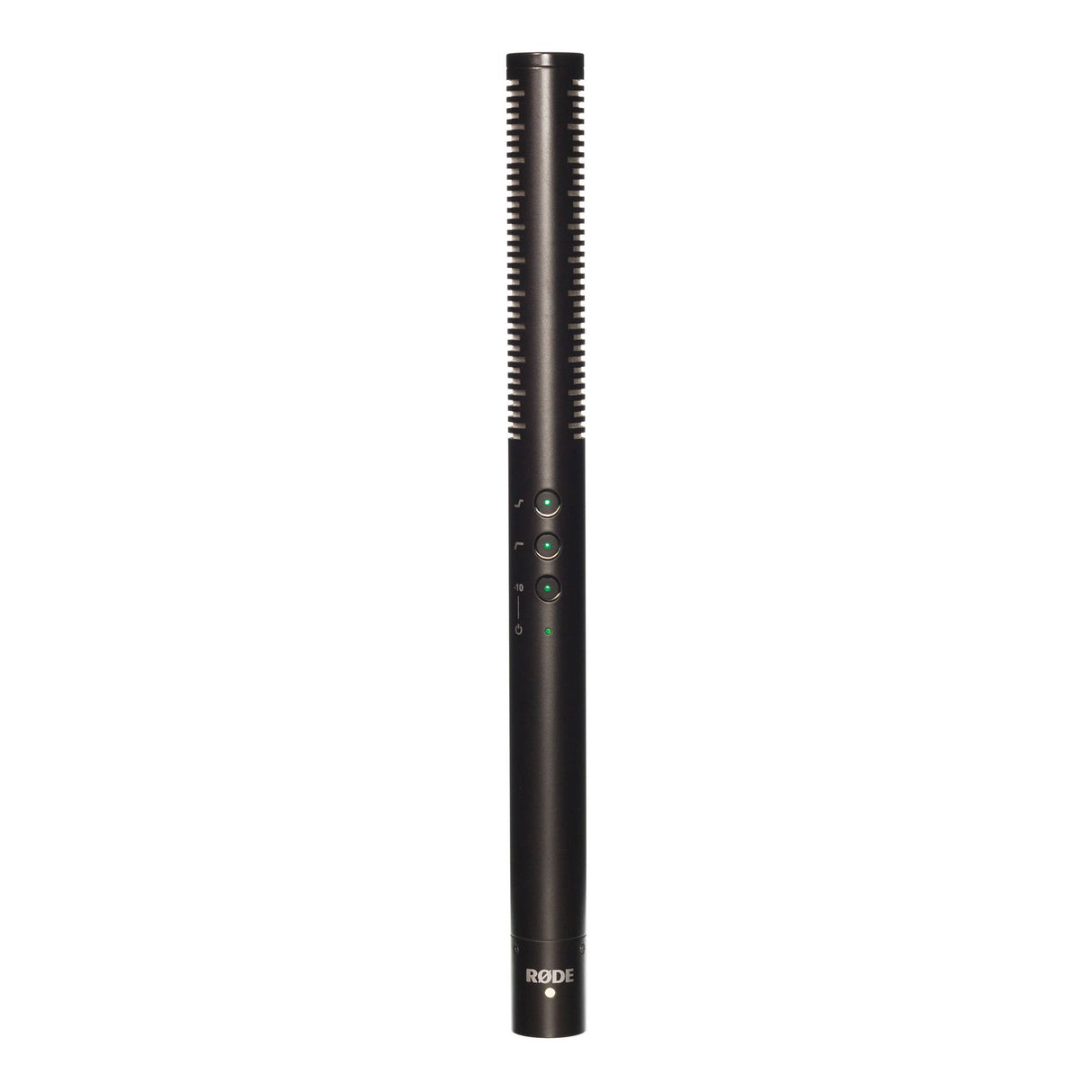 RØDE NTG4+ Micrófono de cañón de condensador supercardioide de doble alimentación versátil RØDE NTG4+ con interruptor de refuerzo de alta frecuencia, filtro paso alto y atenuador para grabación en exteriores, foley y locuciones