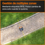 WORX Vision WR208E.1 Robot cortacésped a batería 20V 800m2 de Superficie de Corte sin Cable perimetral