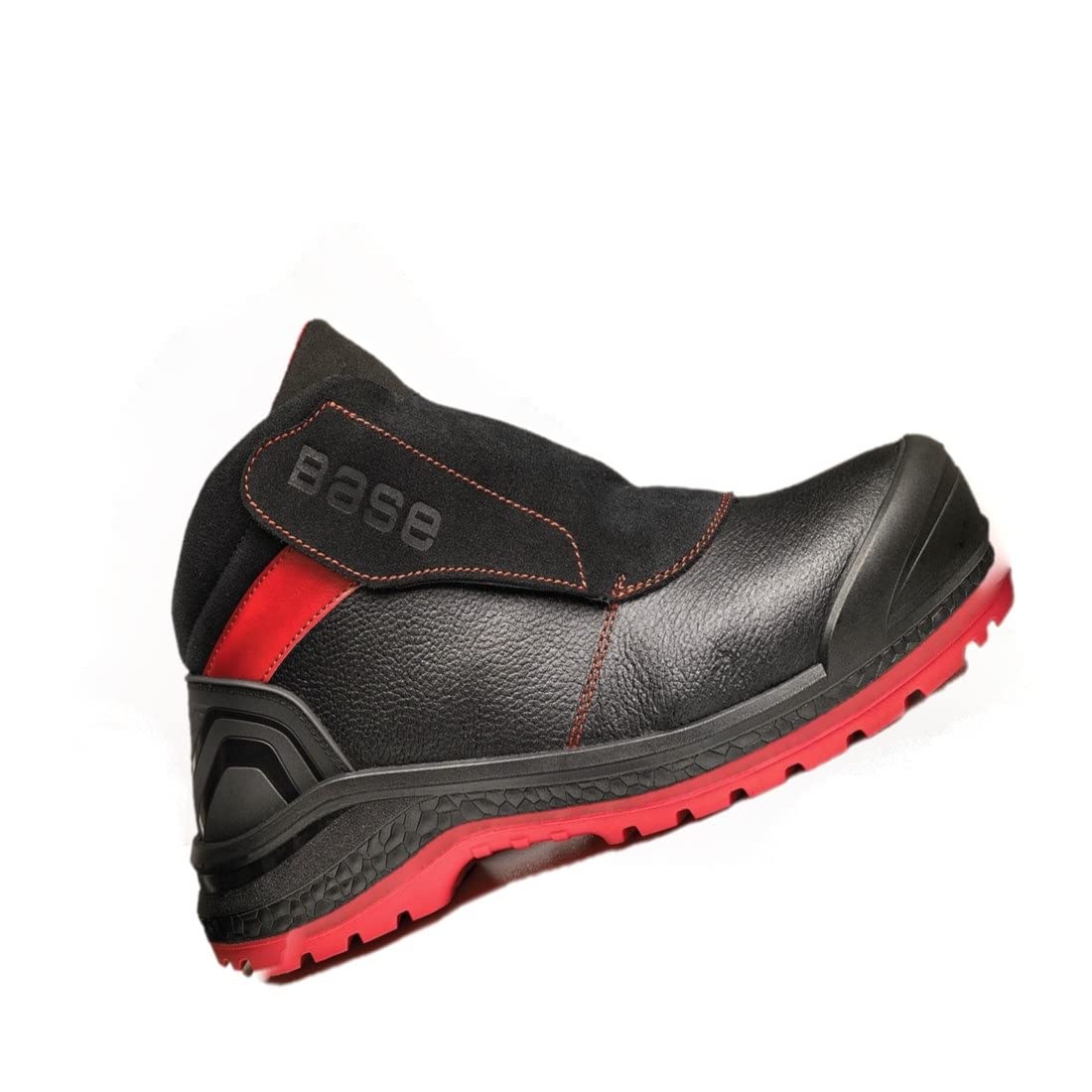 BASE Protection Sparkle S3 HRO Ci HI SRC Zapato de Seguridad, Talla: 41, Color: Negro/Rojo, B0880BKD41
