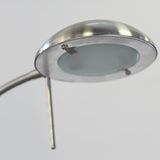 wonderlamp Lámpara de pie LED Olimpia (18W+5W). Brazo flexible para lectura. Luz regulable - repisa de cristal y cargador USB, W-A000136