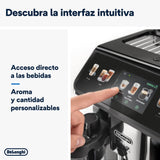 De'Longhi Eletta Explore ECAM452.67.G, Cafetera Superautomática Bebidas Calientes y Frías con Cold Extraction Technology, Recetas Cold Brew, LatteCrema Hot and Cool para Leche y Bebidas Vegetales