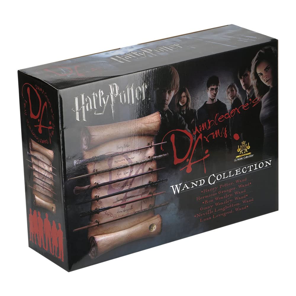 The Noble Collection-NOB00NN7728 Harry Potter Hermione Granger Ron Ginny Weasley Neville Longbottom Varita de Luna Lovegood REPLICAS, color beige, unica (NOB00NN7728)